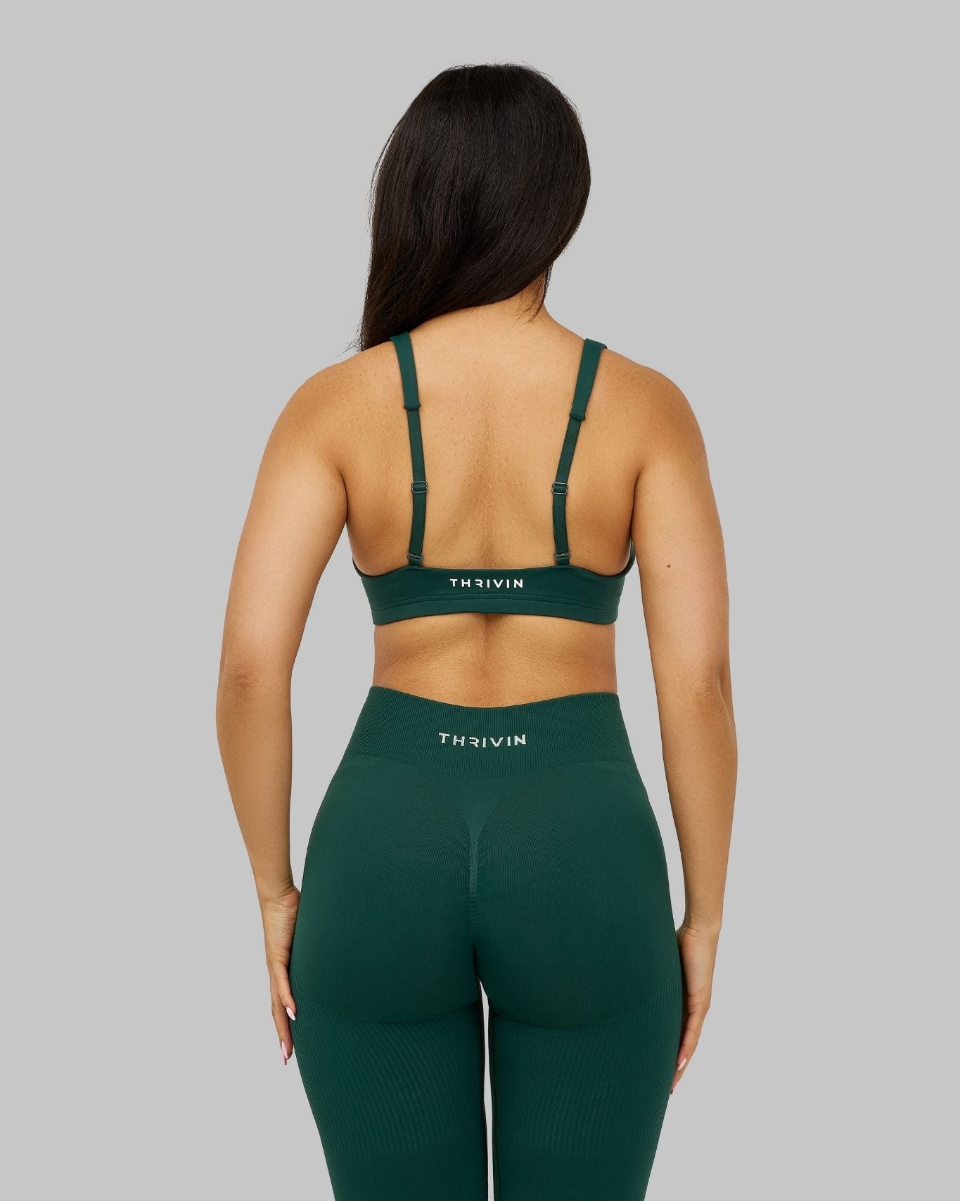Elevate™ Sculpting Medium Impact Multiway Bra | Pine Green