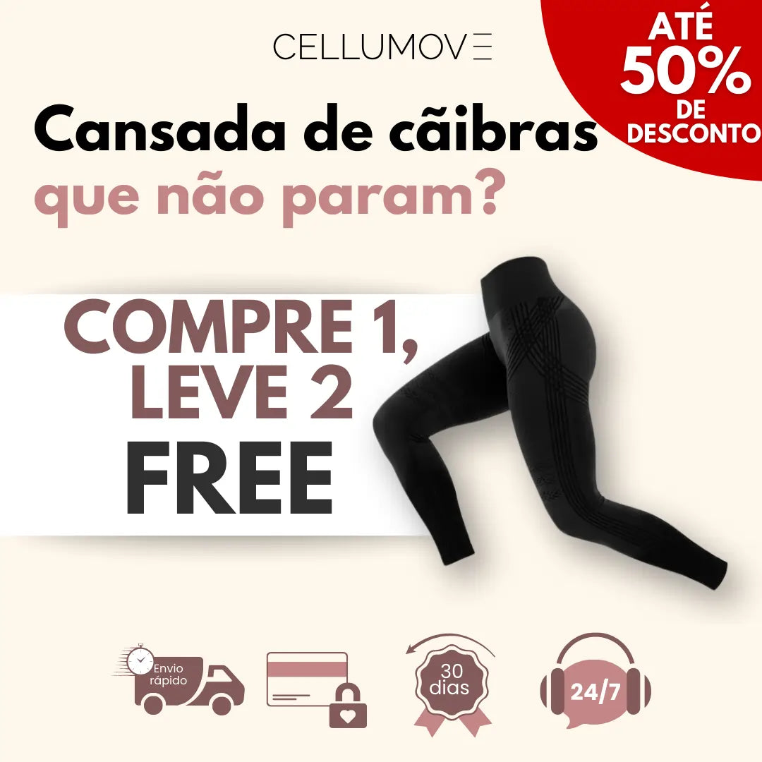 Leggings de Compressão 3D Cellumove – Mais de 25.000 clientes finalmente a dormir a noite toda