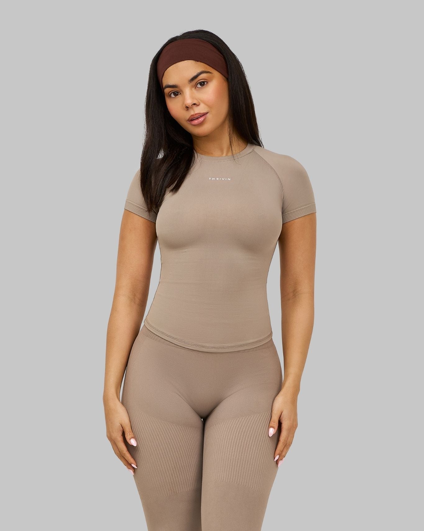 Elevate™ Compression T-shirt | Latte