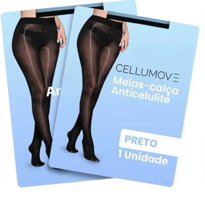 Meias-calças anticelulíticas - Redefina a sua silhueta sem esforço (Embalagem de 3)