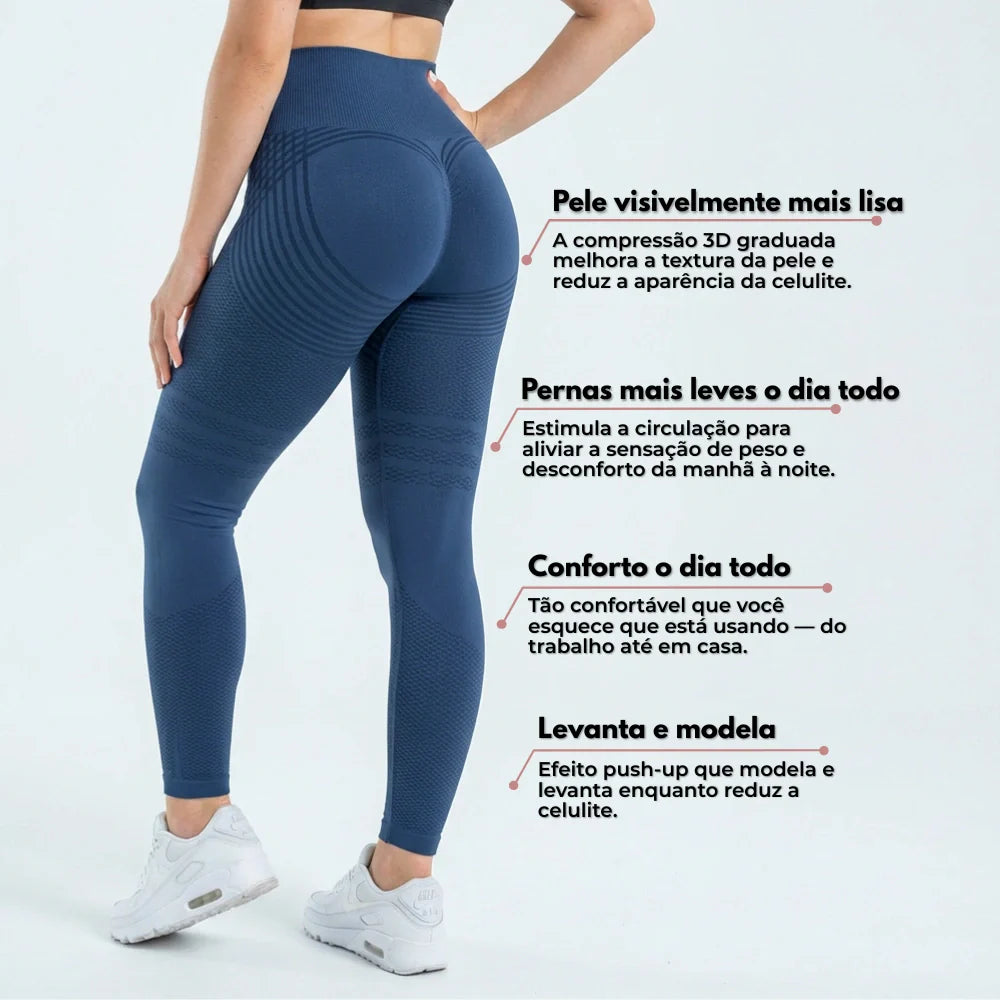 Leggings Cellumove 3D - Azul Marinho