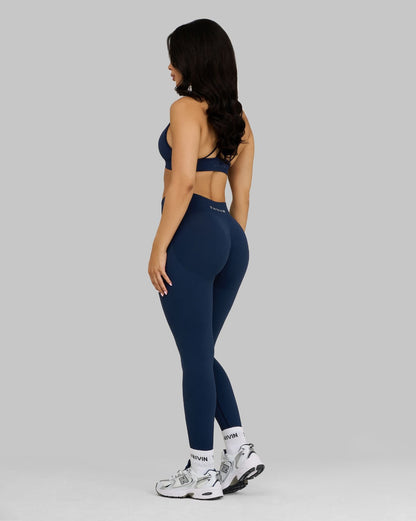 Elevate™ Sculpting Mid Waist Scrunch Leggings | Midnight Navy