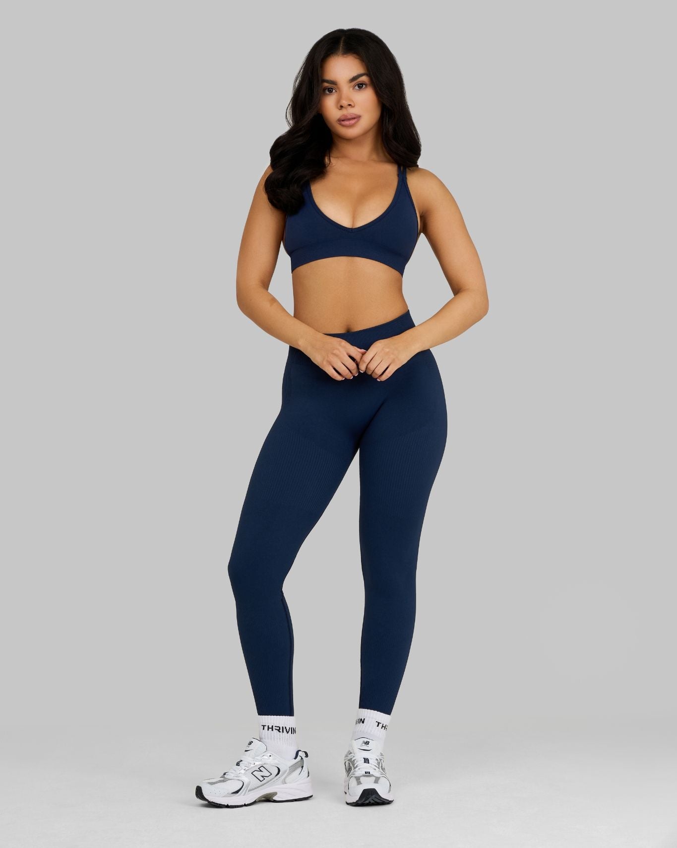 Elevate™ Sculpting Mid Waist Scrunch Leggings | Midnight Navy