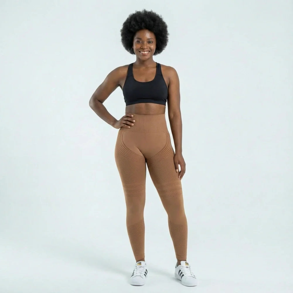 Leggings Cellumove 3D - Castanho Café