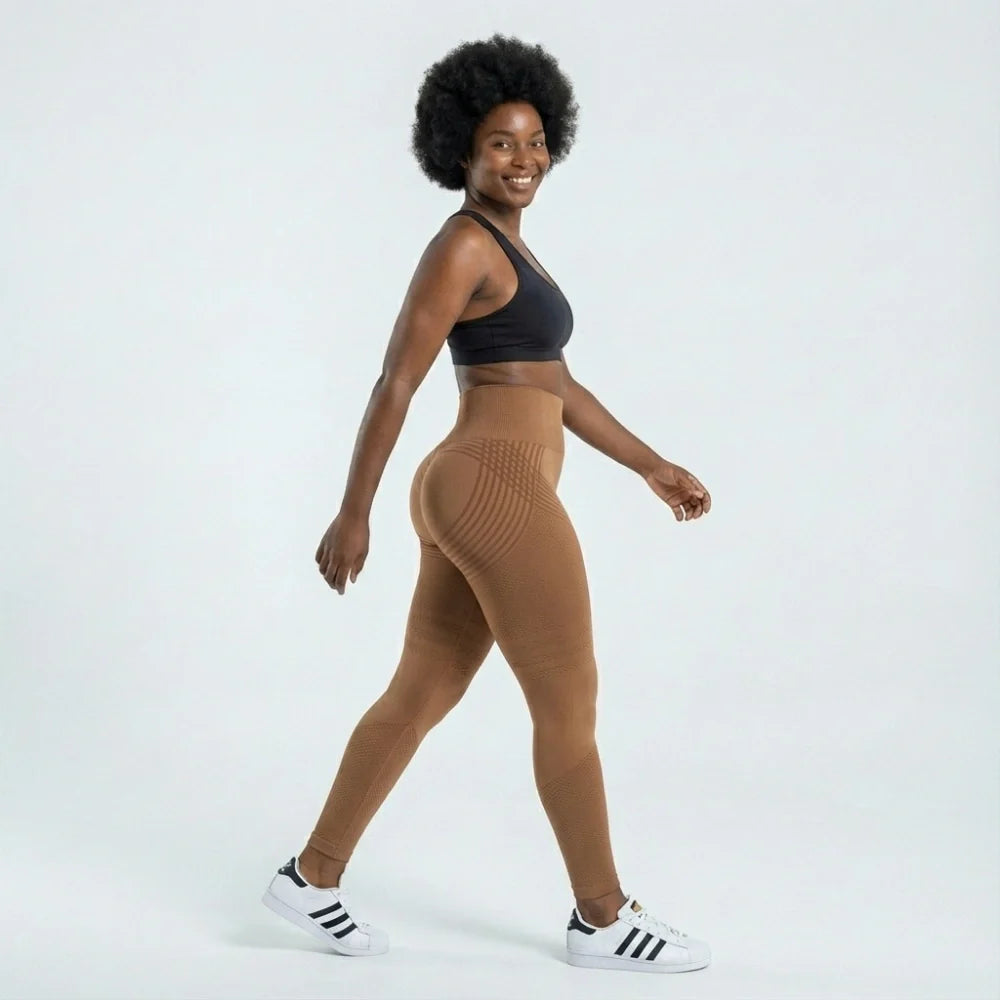 Leggings Cellumove 3D - Castanho Café