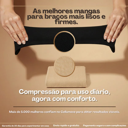 Cellumove 3D Mangas Modeladoras – Acabaram-se os braços flácidos