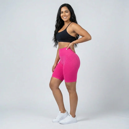 Legging curta Cellumove 3D – Rosa choque