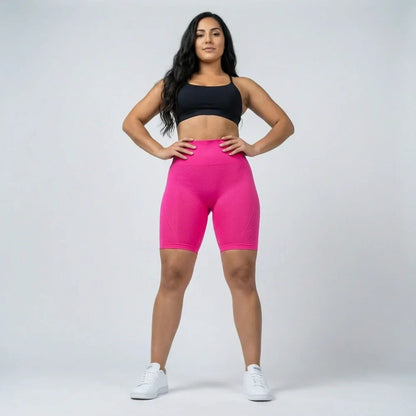 Legging curta Cellumove 3D – Rosa choque