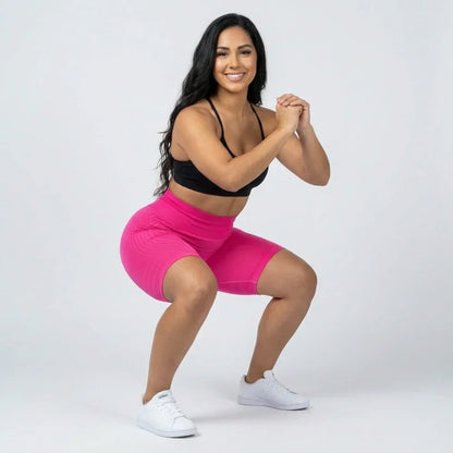 Legging curta Cellumove 3D – Rosa choque
