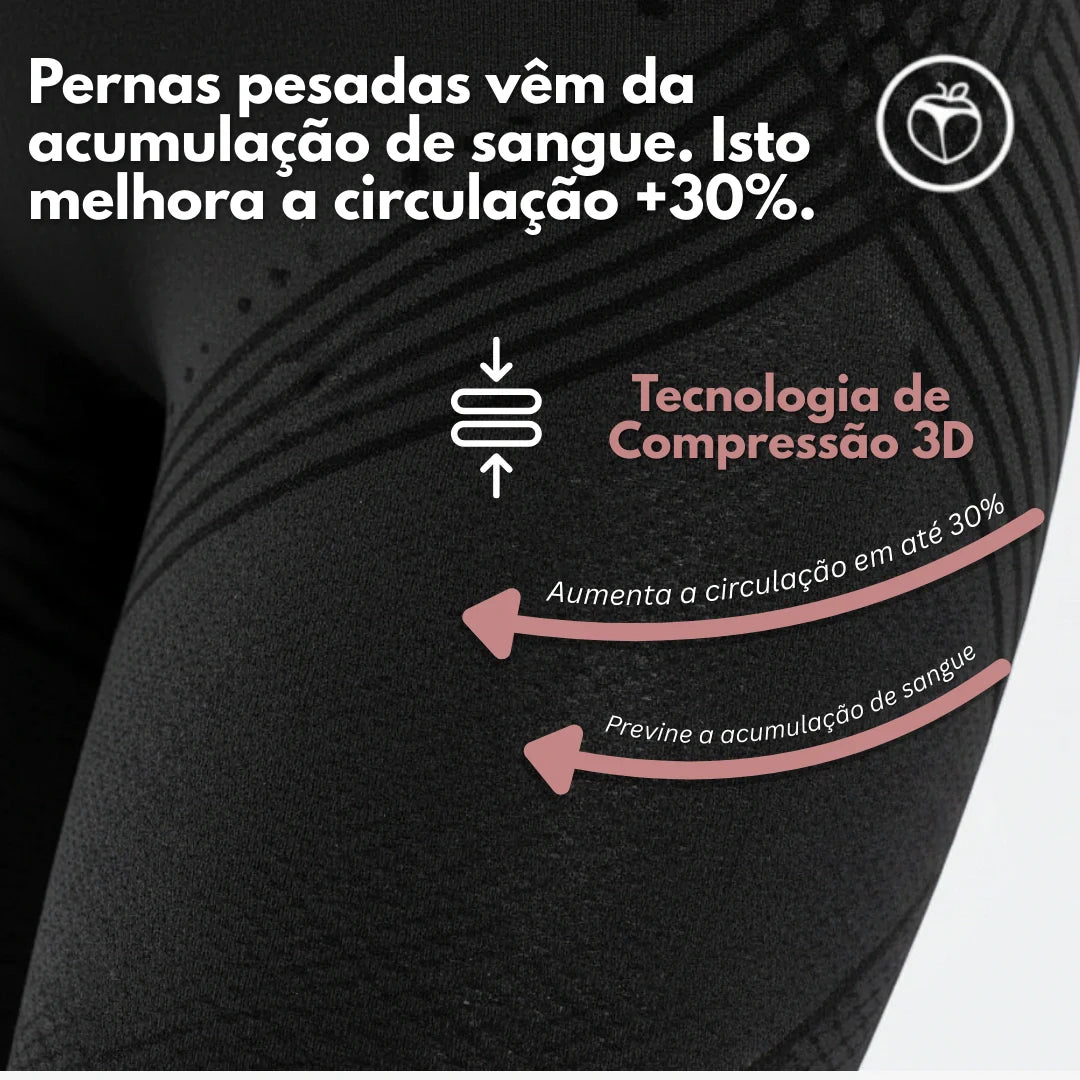 Legging Cellumove 3D – De pernas pesadas a passos leves em 2 semanas