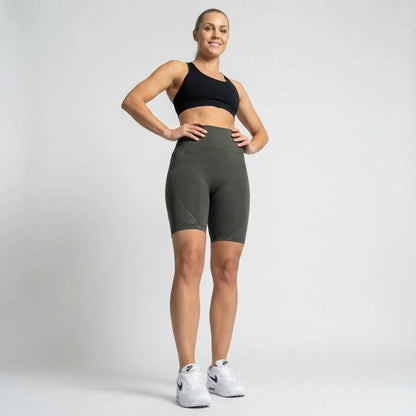 Legging curta Cellumove 3D – Cinza escuro