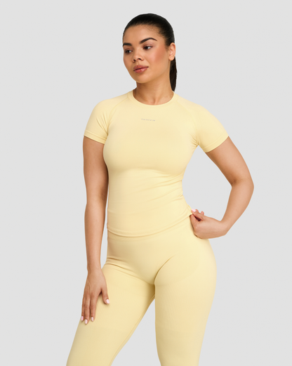 Elevate™ Compression T-shirt | Golden Butter