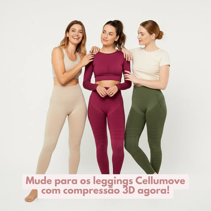Legging Cellumove 3D – Alivie e previna as varizes de forma natural.