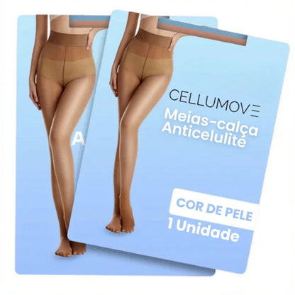 Meias-calças anticelulíticas - Redefina a sua silhueta sem esforço (Embalagem de 3)