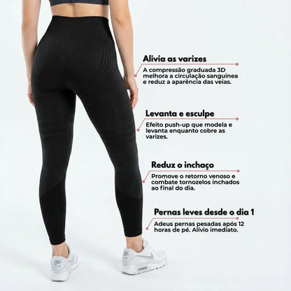 Legging Cellumove 3D – Alivie e previna as varizes de forma natural.