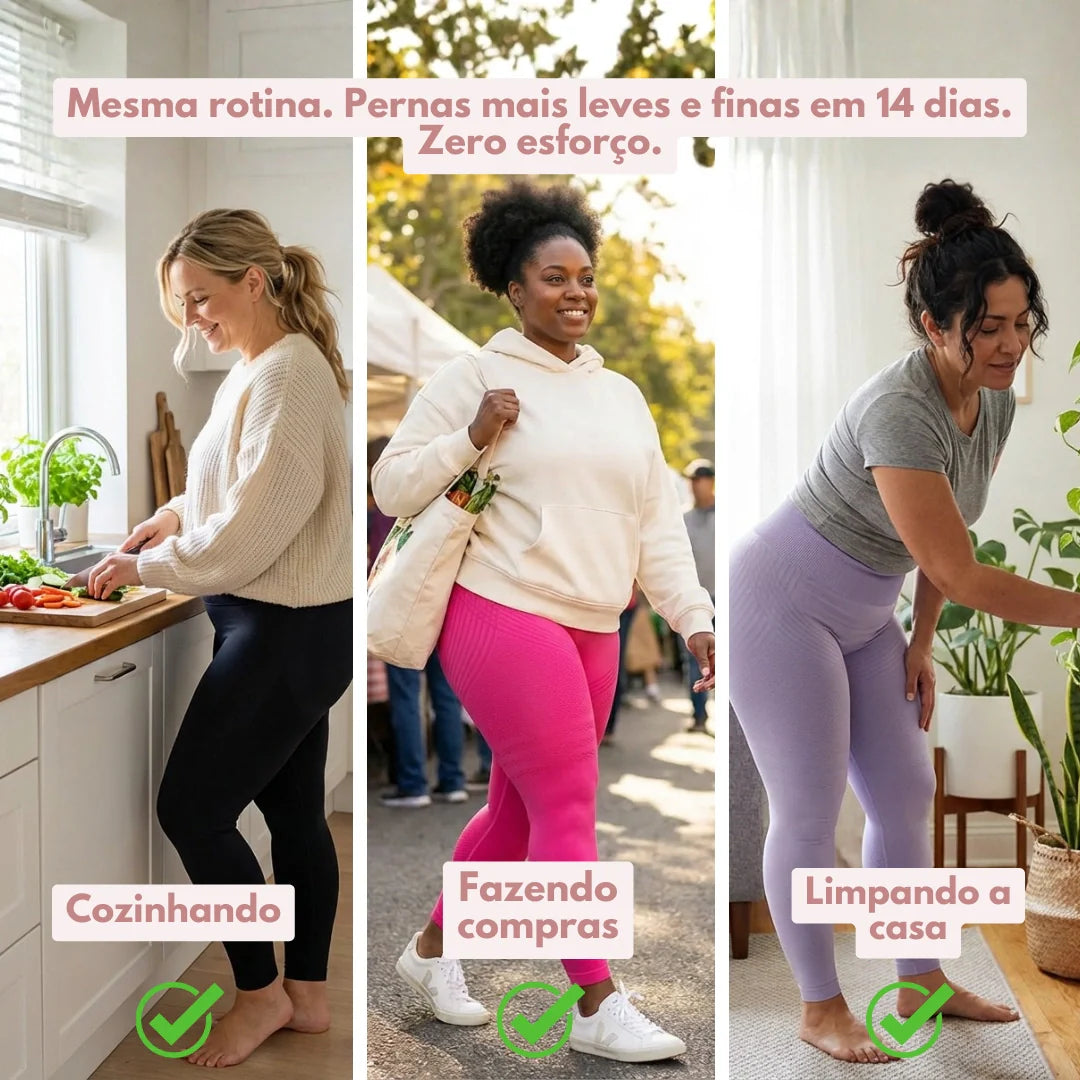 Legging Cellumove 3D – Diga adeus à dor e ao inchaço do lipedema de forma natural